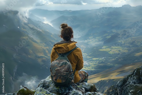 Wallpaper Mural Harmonious Blend: Humanity and Nature in Perfect Balance Torontodigital.ca