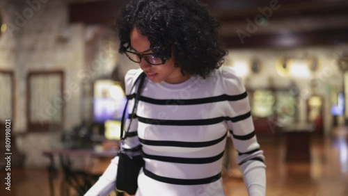 Wallpaper Mural Woman Visiting Art Gallery Lifestyle Concept. Torontodigital.ca