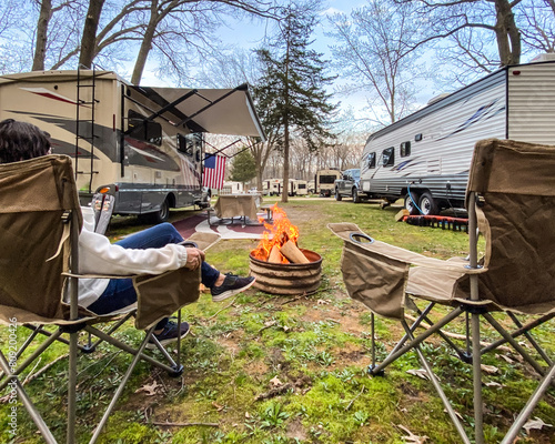 RV Camping in Wisconsin in the Spring
