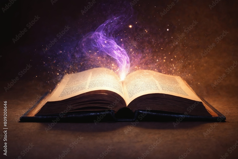 Magical Emission From an Open Book Magical Emission From an Open Book