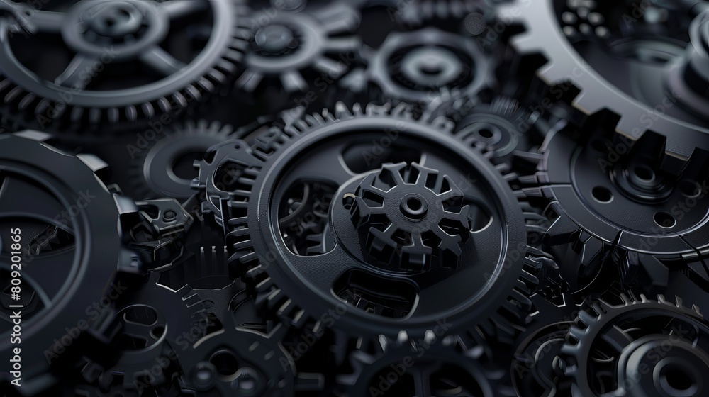 A 3D illustration of gears set against a dark background, adding depth and dimension to the mechanical theme. A 3D illustration of gears set against a dark background, adding depth and dimension to the mechanical theme.
