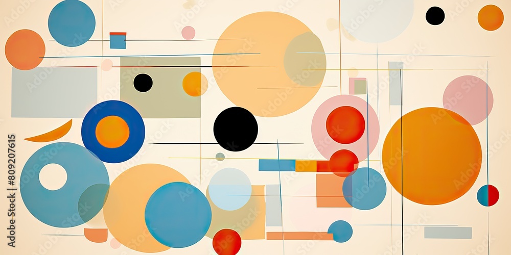 An abstract pop art vector painting featuring a variety of irregular shapes. Can be used for templare graphic design or poster scene An abstract pop art vector painting featuring a variety of irregular shapes. Can be used for templare graphic design or poster scene