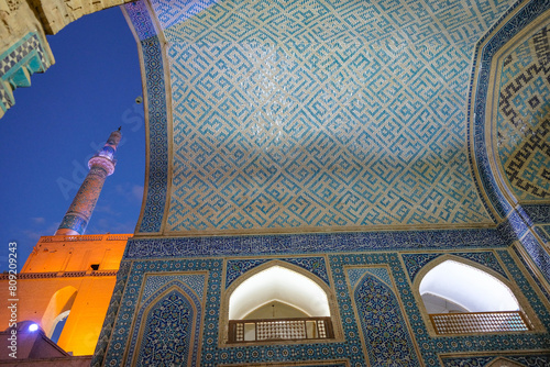 Jameh Mosque of Yazd is a mosque located in Yazd, Iran. photo