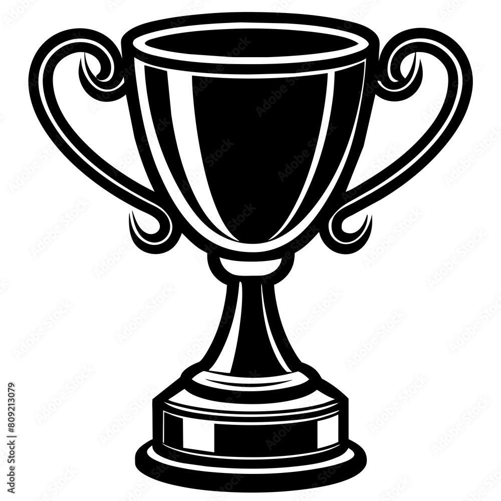 Trophy Cup Icon vector silhouette Trophy Cup Icon vector silhouette