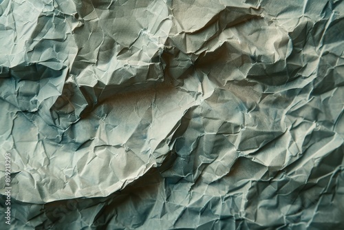 Wallpaper Mural Detailed view of a piece of paper tightly crumpled and worn, showing creases and folds, A crinkled and weathered paper texture with subtle creases and folds Torontodigital.ca