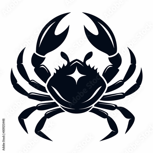 Wallpaper Mural Crab logo icon vector silhouette  Torontodigital.ca