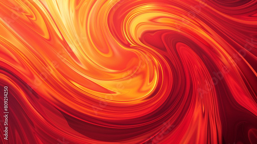 Modern abstract wallpaper with swirling gradient patterns in shades of red  orange graphic design