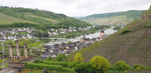 Obraz na płótnie Zell - Stadt an der Mosel in Rheinland-Pfalz w salonie