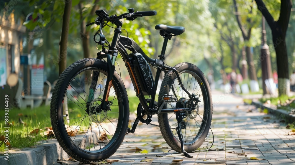 An e-bike represents the fusion of traditional cycling with modern electric power An e-bike represents the fusion of traditional cycling with modern electric power