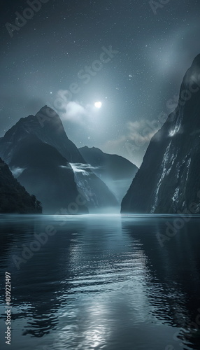 Fiordland New Zealand In a mystical atmosphere Und_005