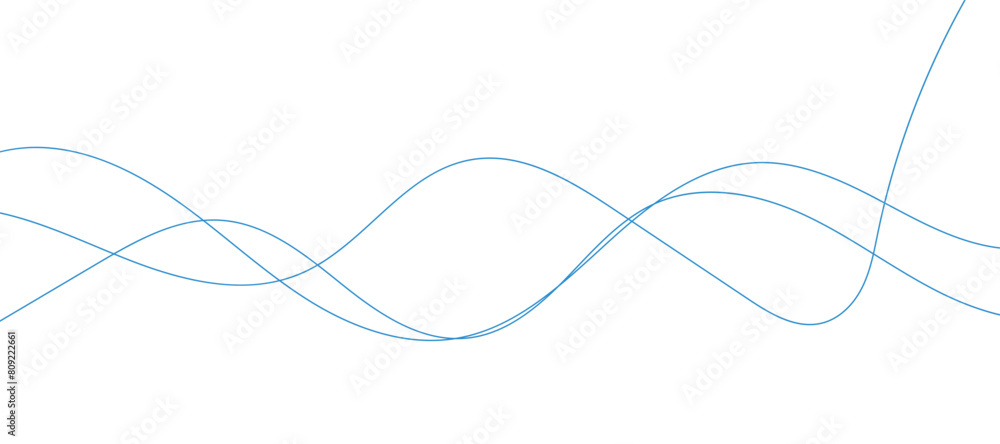Abstract vector modern background with blue wavy lines and particles. Abstract vector modern background with blue wavy lines and particles.