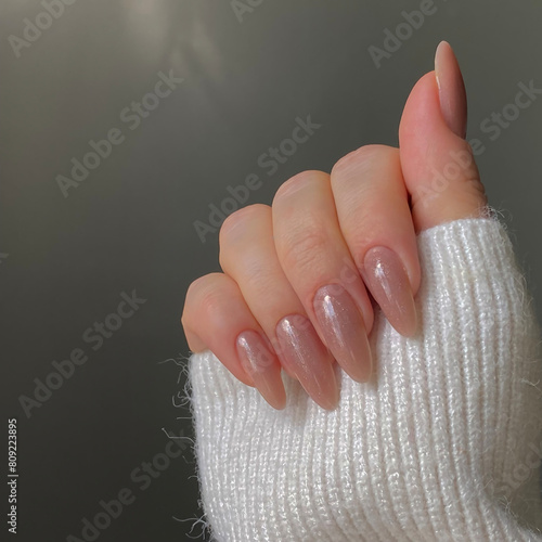 Beige Gel Nail Polish