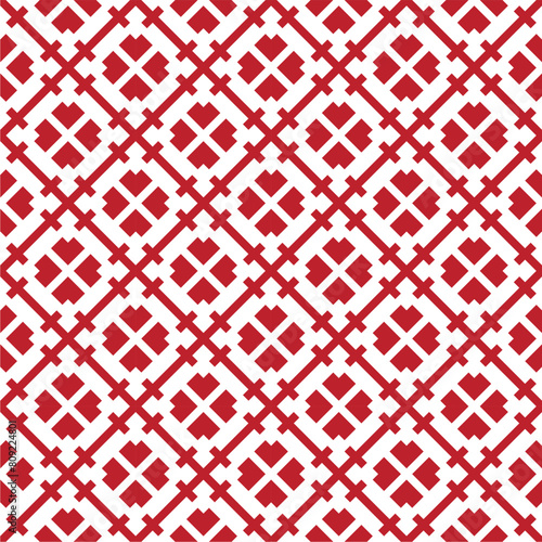 Seamless abstract geometric pattern in Chinese style