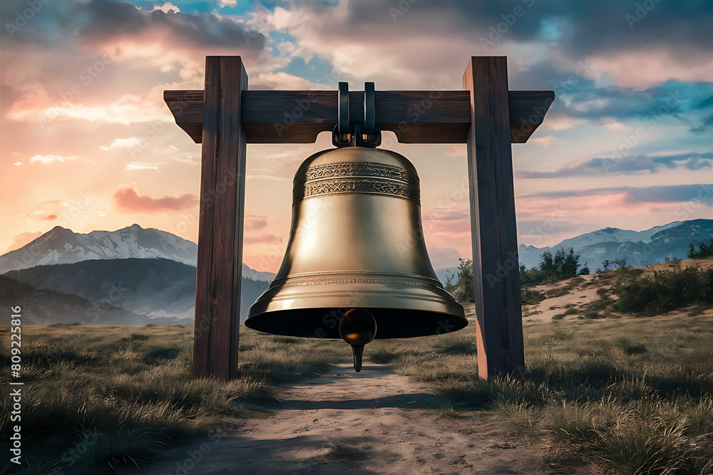 Fototapeta premium bell in the bell tower
