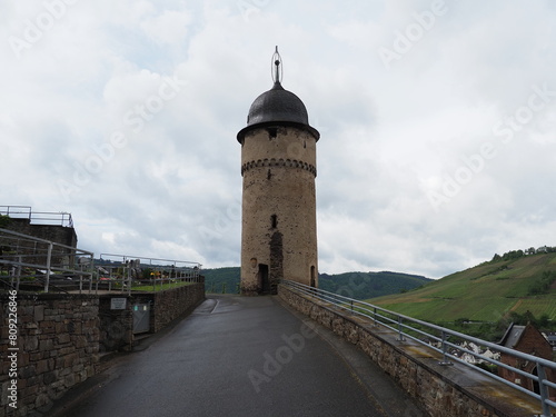Obraz na płótnie Pulverturm in Zell an der Mosel w salonie