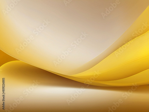 Abstract minimal gradient blur background yellow.