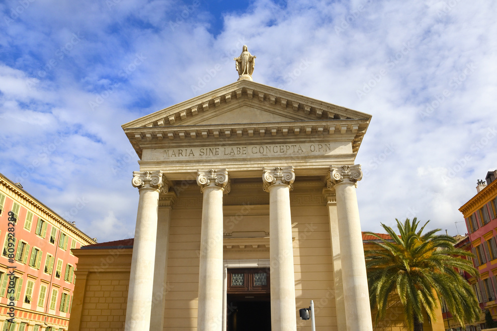 Church of Notre Dame du Port in Nice, France