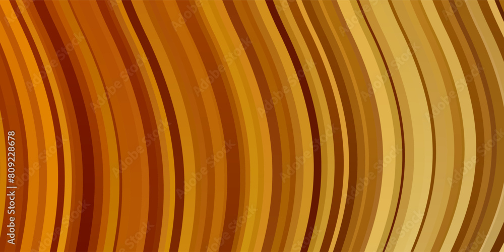 Obraz premium Light Orange vector texture with wry lines.