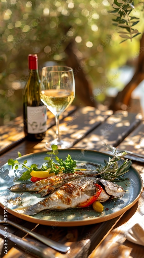 Fresh Catch: Grilled Dorado Fish on Summer Menu, Mediterranean Flavor