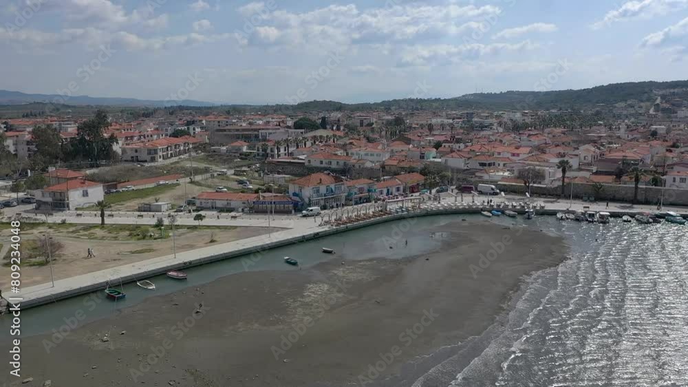 Recession of sea waters due to sea tides Recession of sea waters due to sea tides