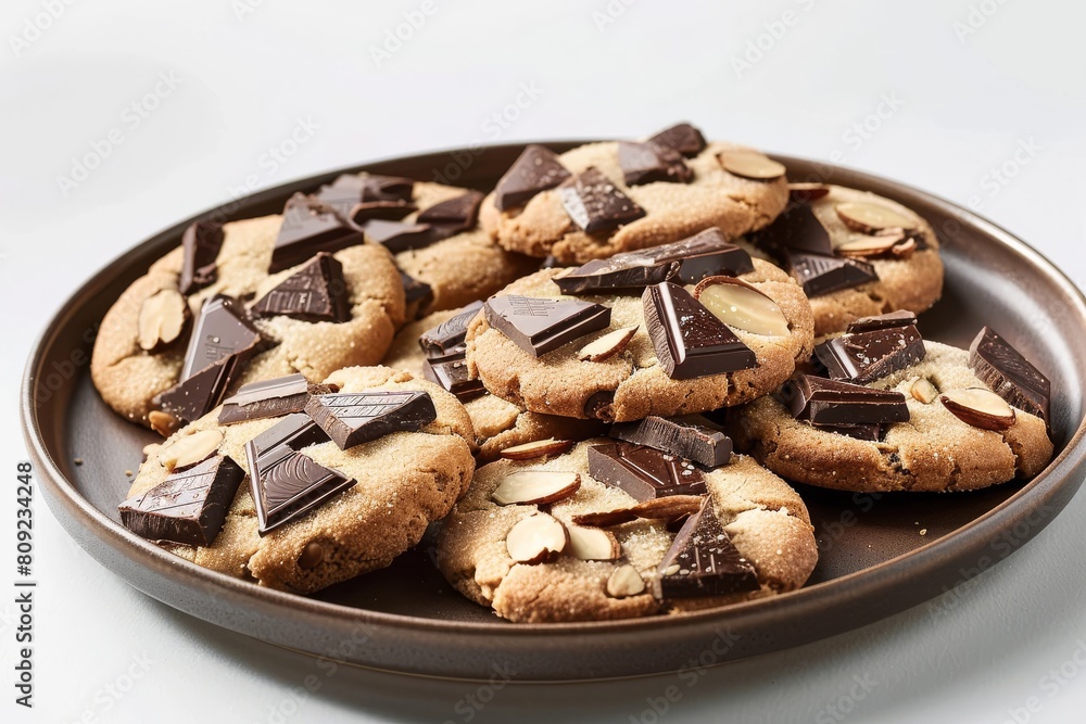 Exquisite Almond Chocolate Biscuits Temptation Exquisite Almond Chocolate Biscuits Temptation