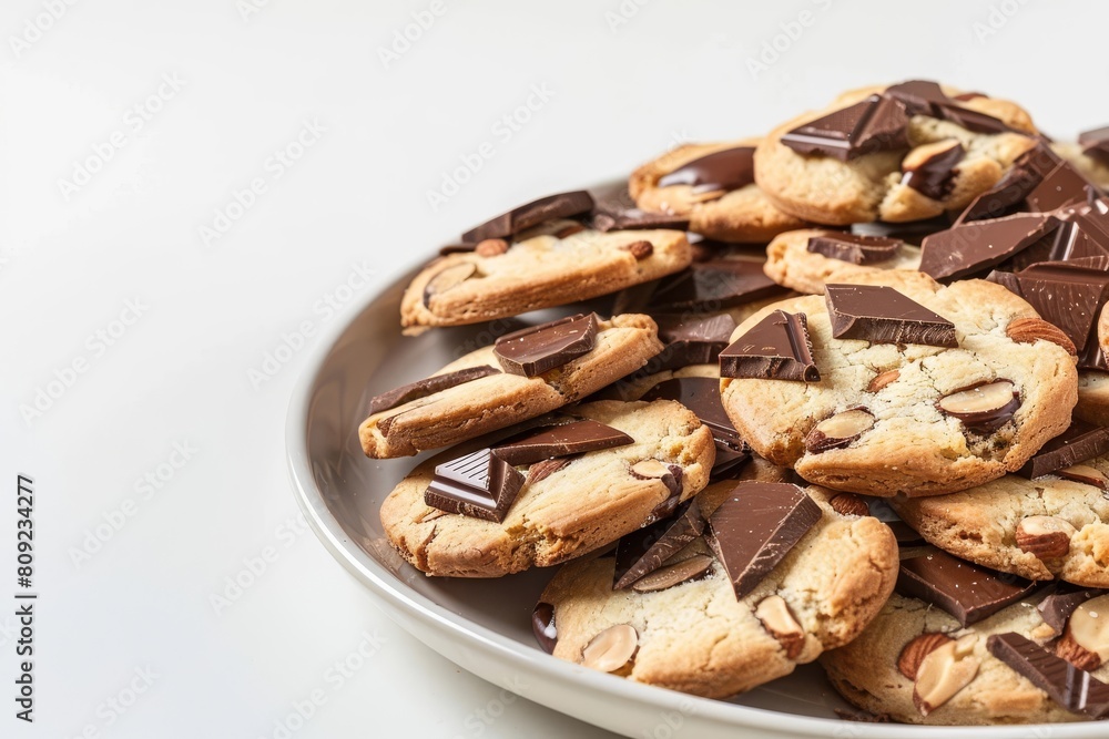 Exquisite Almond Chocolate Biscuits Temptation Exquisite Almond Chocolate Biscuits Temptation