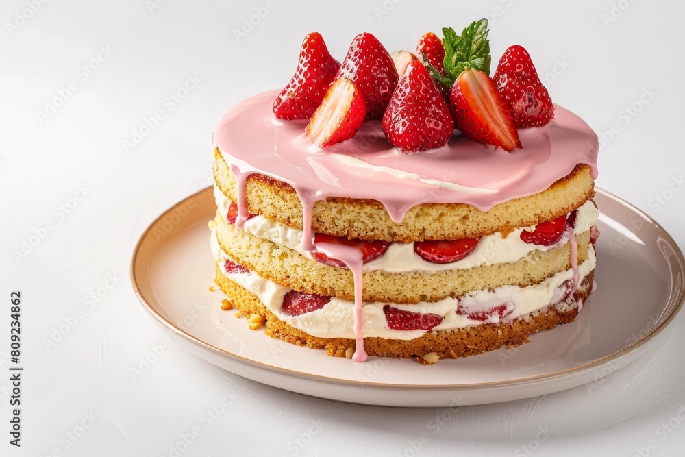 Rich and Creamy Almond Cake with Chocolate Ganache Rich and Creamy Almond Cake with Chocolate Ganache