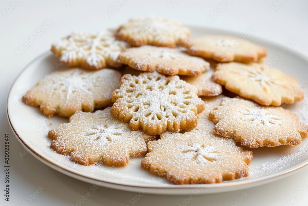 Delicate Almond Butter Shortbread Cookies