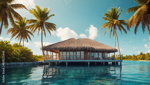 Stunning bungalow on the Bahamas islands luxury