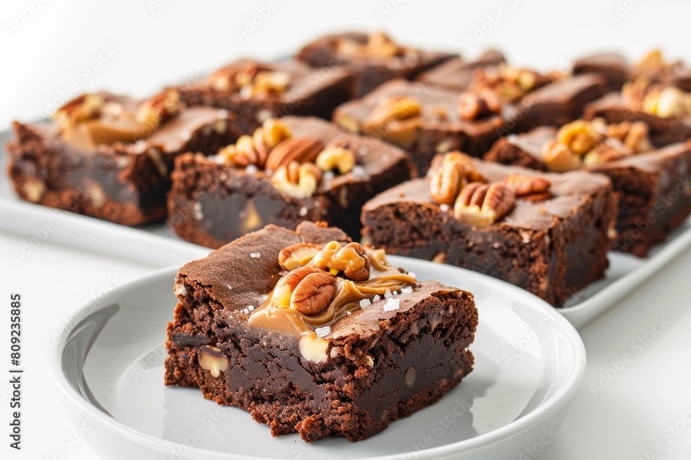 Gourmet Almond Butter Brownies with Velvety Texture