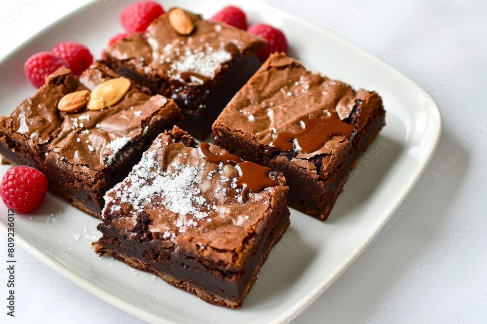 Delectable Almond Butter Brownies with Luscious Chocolate Syrup Delectable Almond Butter Brownies with Luscious Chocolate Syrup