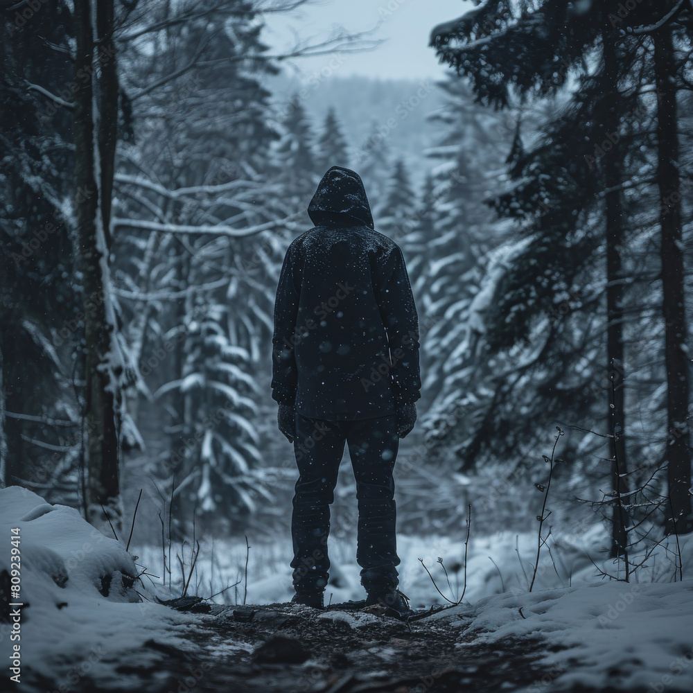 Silent Winter Watch: Deep in the Snowy Forest Silent Winter Watch: Deep in the Snowy Forest