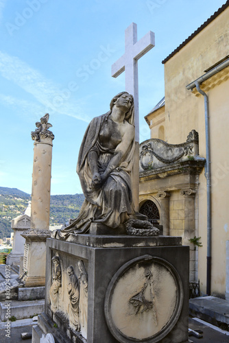 Famous Cimiez Cemetery in Nice, France photo