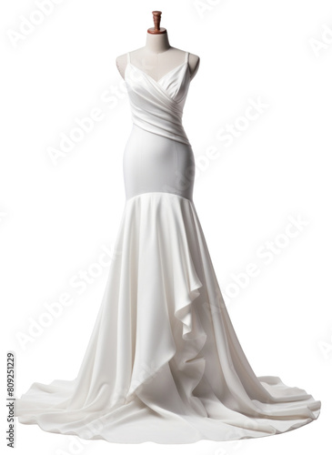 PNG Wedding dress mannequin fashion. © Rawpixel.com