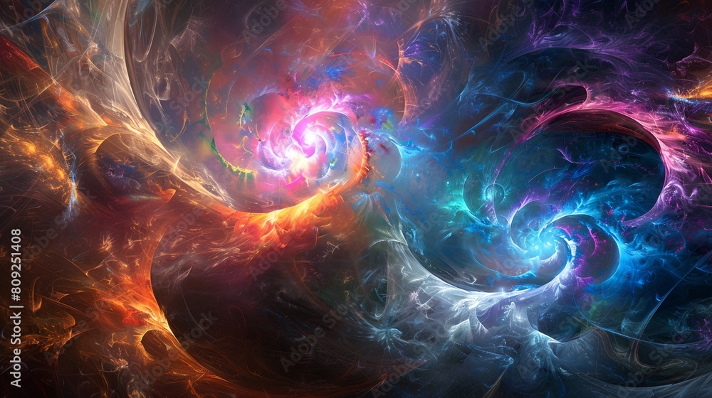 a colorful abstract background with a spiral design a colorful abstract background with a spiral design