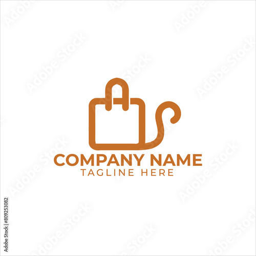 Animal Logo Design Vector Template
