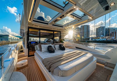The master suite is located on the aft deck photo