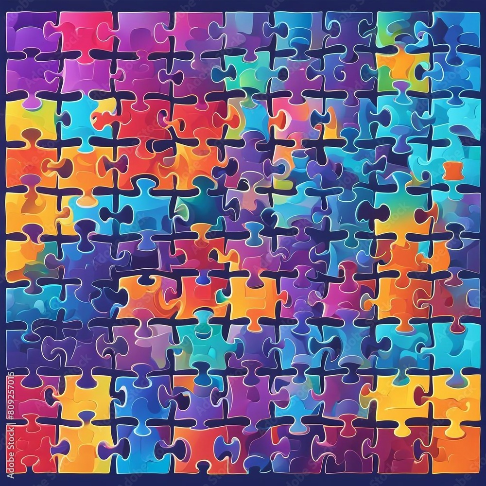 Puzzles colored texture abstract background Puzzles colored texture abstract background
