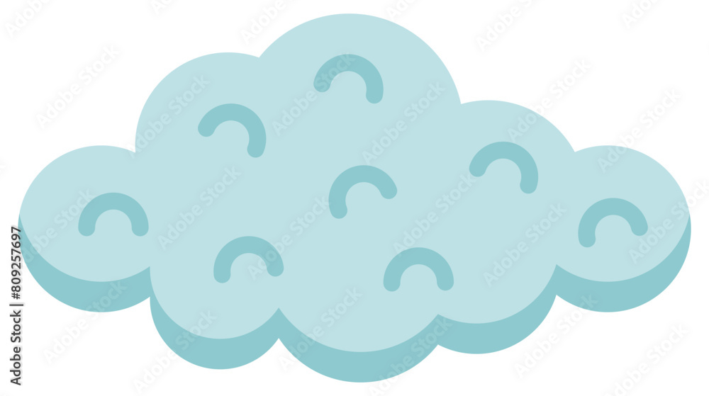 Cloud cartoon icon. Vector illustration. Cloud cartoon icon. Vector illustration.