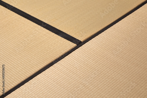 Canvas Print Tatami background - original Japanese mat, vintage design, zen culture