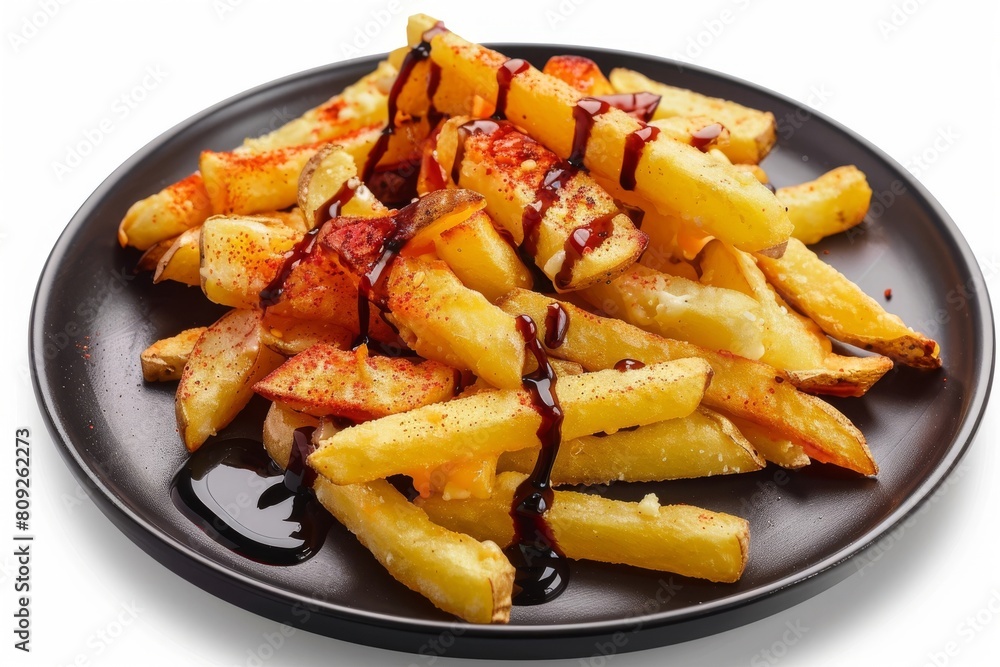 Savory Balsamic Glaze Fries With Melted Gouda Cheese Savory Balsamic Glaze Fries With Melted Gouda Cheese