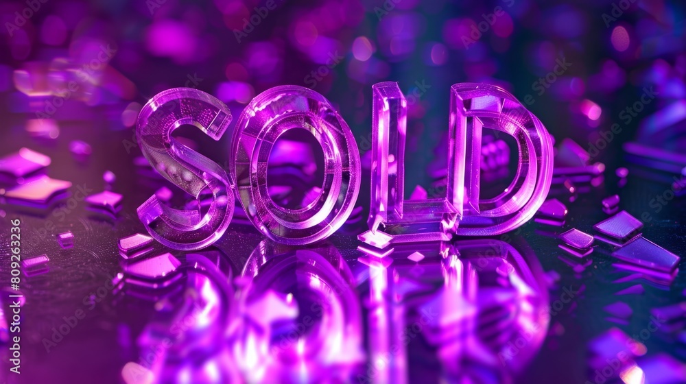 Violet LED Sold concept art poster. Violet LED Sold concept art poster.