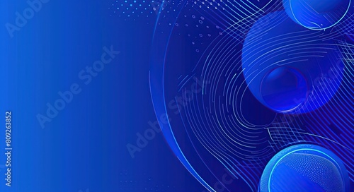 Blue background with a bunch of small blue circles.