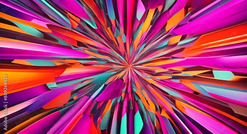 Energetic Motion: Vibrant Abstract Video with energetic motion prism colors Energetic Motion: Vibrant Abstract Video with energetic motion prism colors