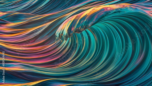 Abstract wave texture 8K background