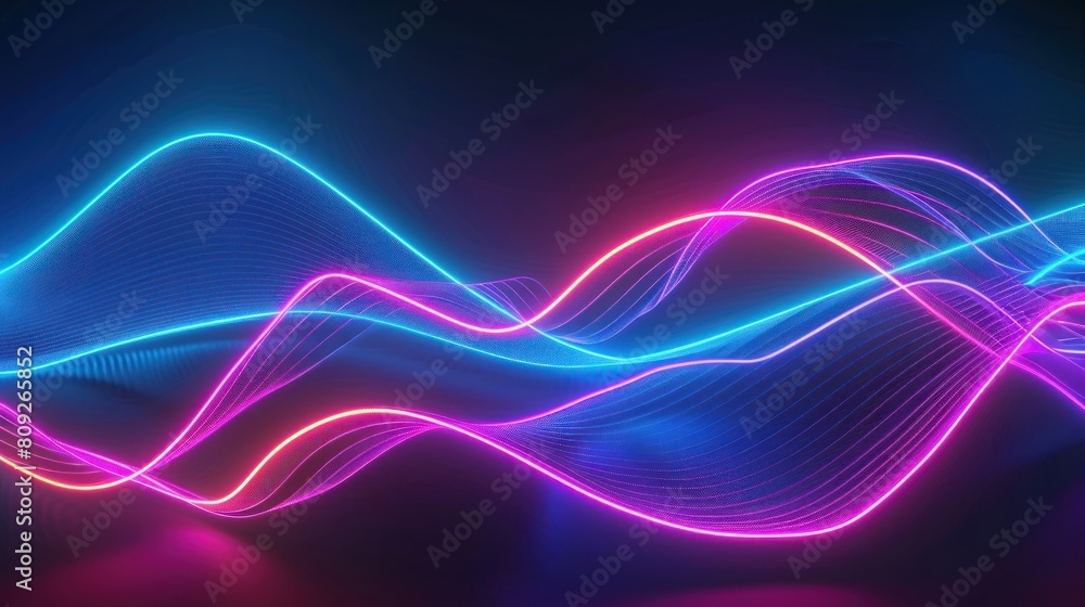 Big data visualization. Abstract particle wave. Sound wave element. Music equalizer. Big data visualization. Abstract particle wave. Sound wave element. Music equalizer.