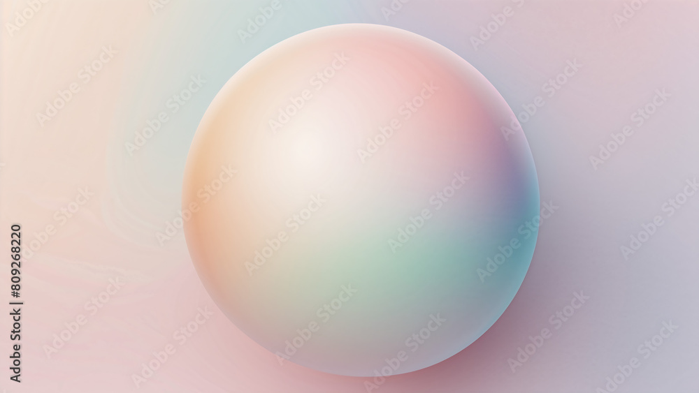 Pastel colored circular sphere, geometric graphic diagram that can be used as presentation background material Pastel colored circular sphere, geometric graphic diagram that can be used as presentation background material