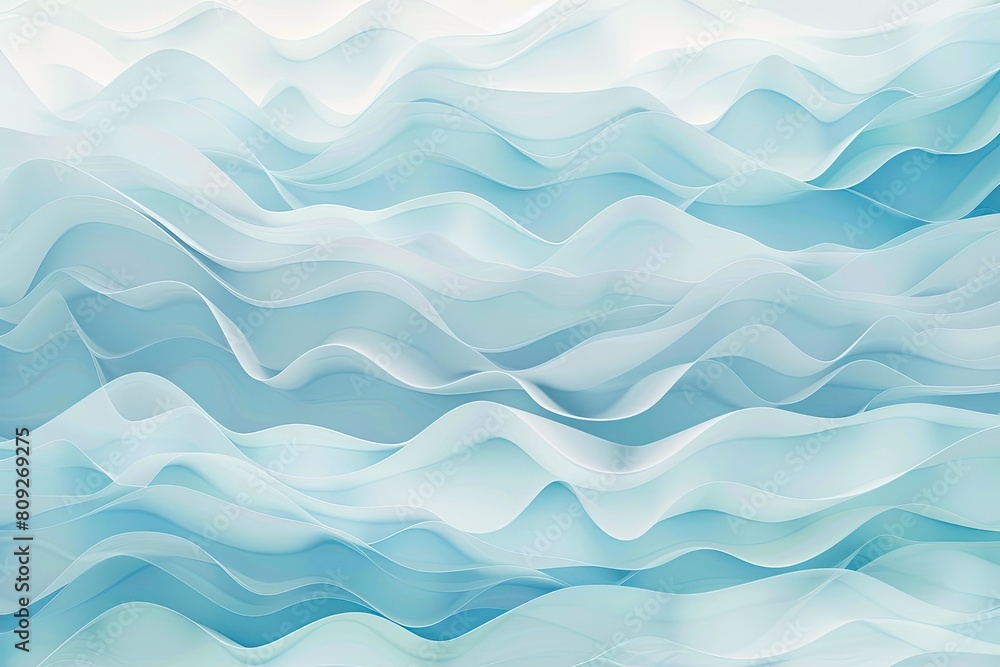 Fototapeta premium A blue wave background