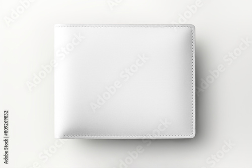 Leather wallet png mockup, transparent design photo