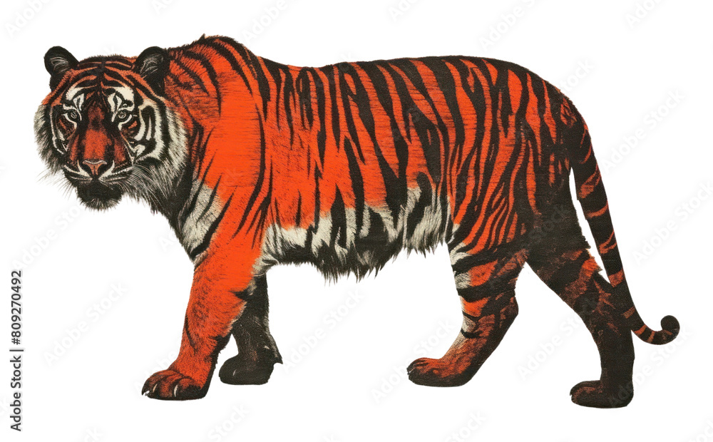 Obraz premium PNG Tiger wildlife animal mammal